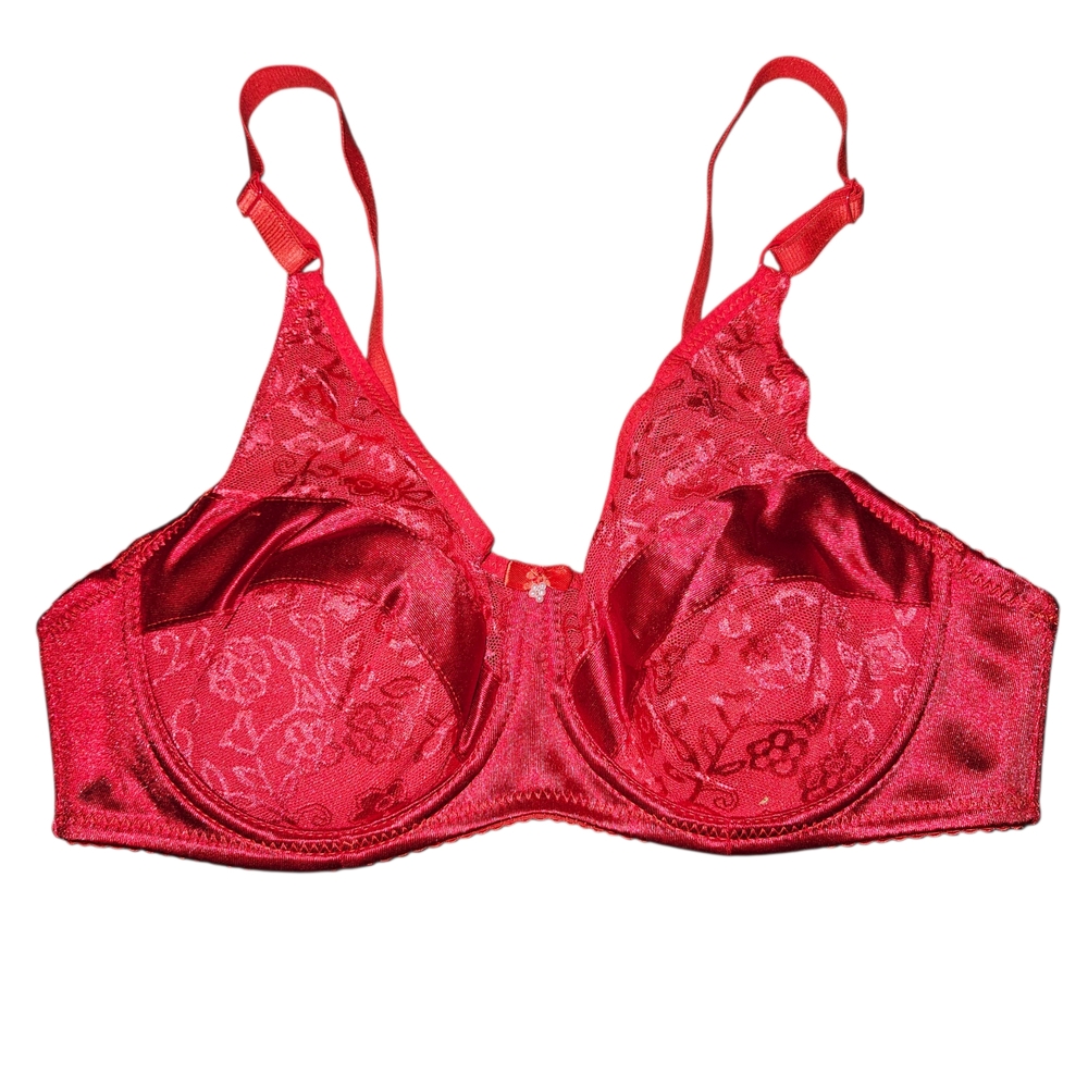 Vollence Silicone Breast form Pocket Bra with Gel Prosthetics Size 38